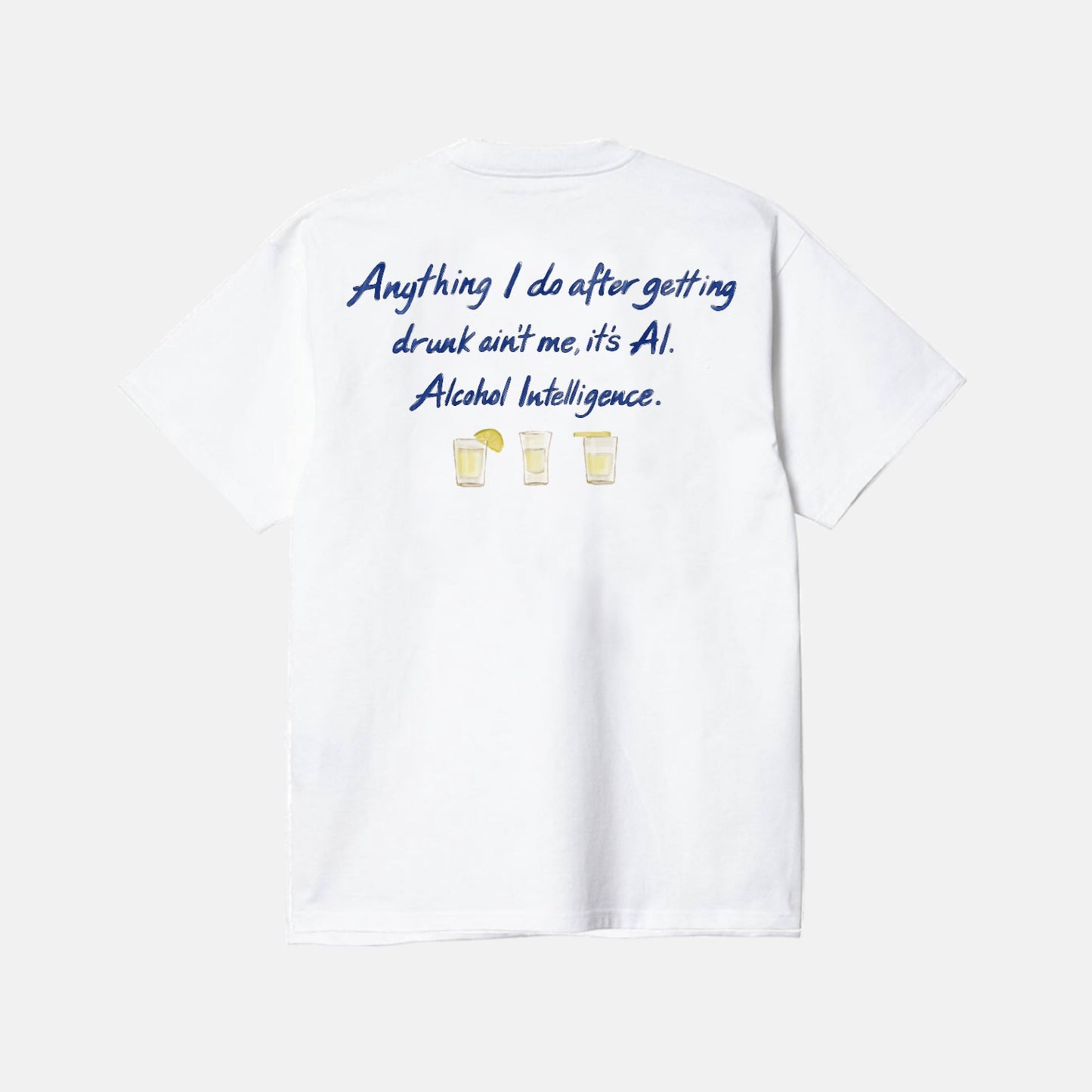 Nostalgia AI Tequila shots T-shirt